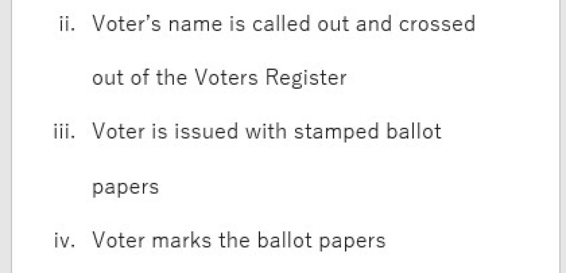 Vote Procedure